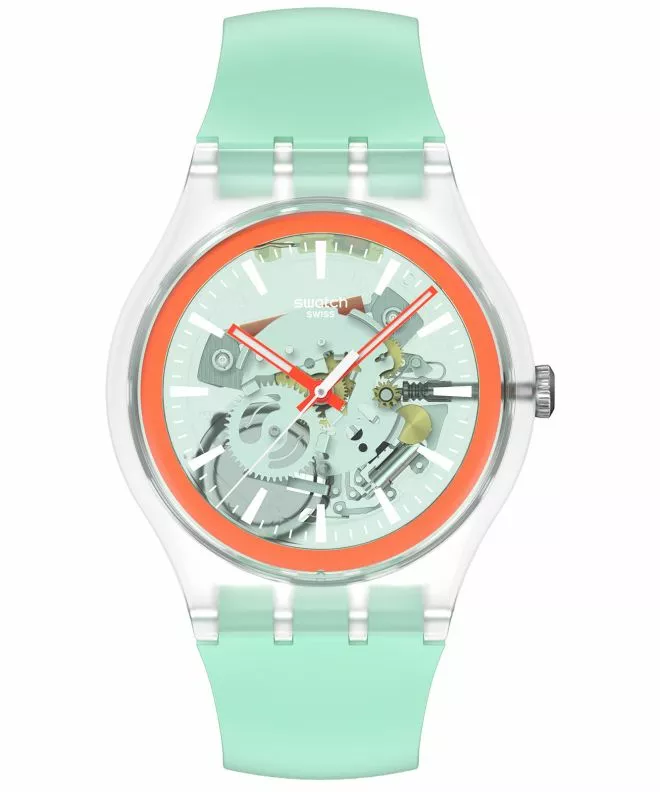 Zegarek Swatch Swatch Pay Sweetly Mint Pay SO29K120-6000