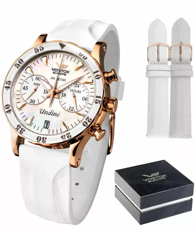 Zegarek damski Vostok Europe Undine Chronograph Limited Edition VK64-515B528