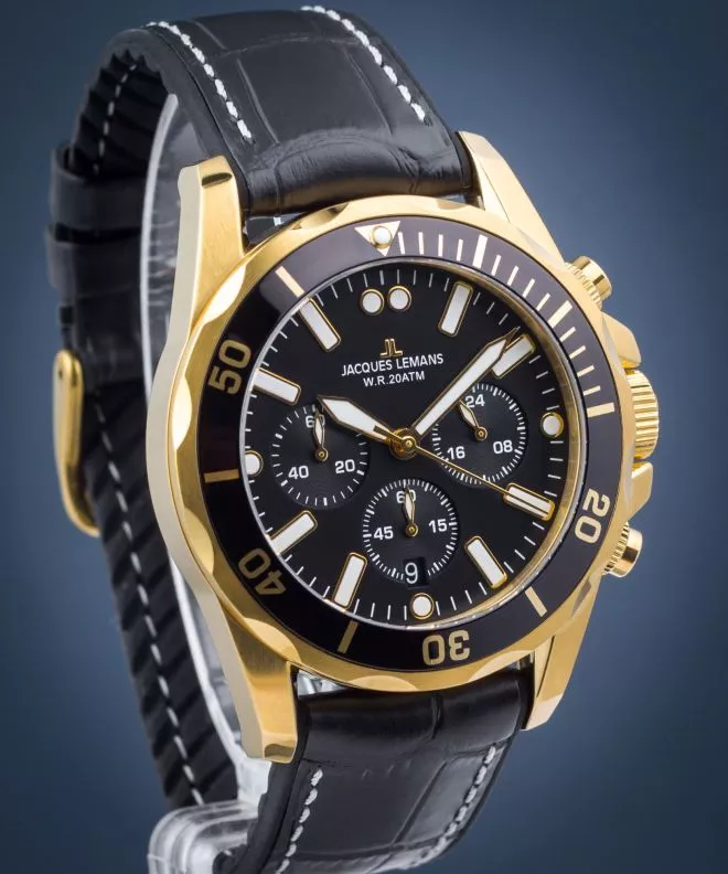 Zegarek męski Jacques Lemans Liverpool Chronograph 1-2091E