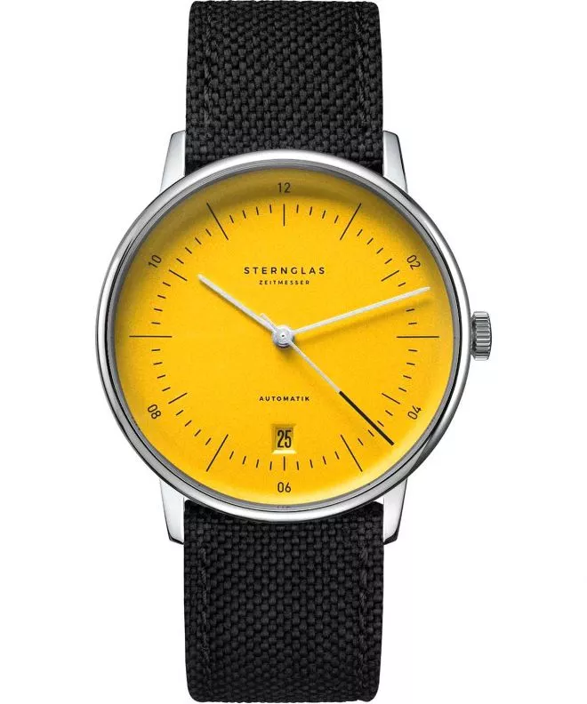 Zegarek męski Sternglas Naos Edition Yellow Automatic Limited Edition S02-NAY23-NY01