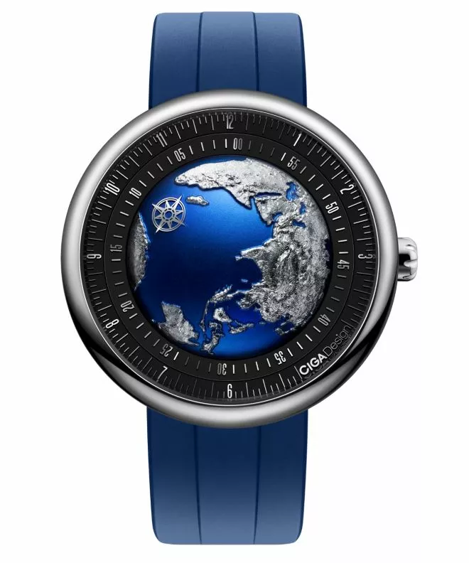 Zegarek męski Ciga Design Blue Planet II Automatic GPHG 2021 Titanium U033-TU02-W6U