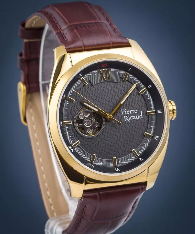 Zegarek męski Pierre Ricaud Automatic Open Heart P60052.1266A