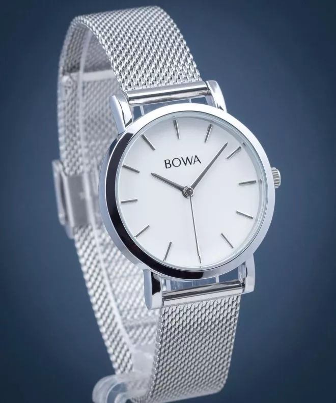Zegarek damski BOWA Tokyo White-Silver mesh 33 TO335-25-165M
