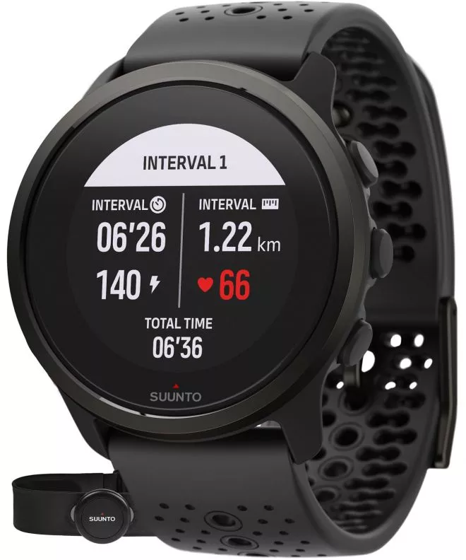 Zegarek multisportowy Suunto 5 Peak All Black + Pas HR SS050888000HR