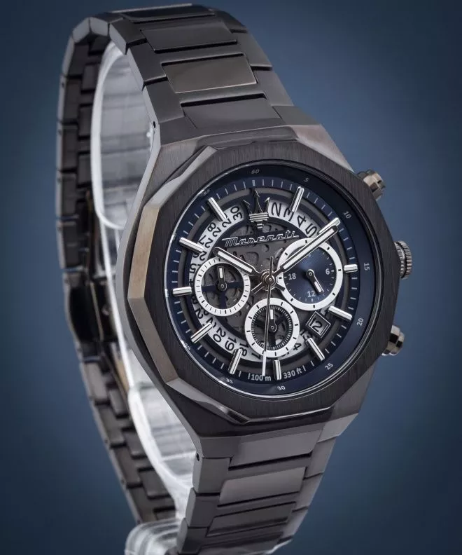 Zegarek męski Maserati Stile Skeleton Chronograph R8873642012