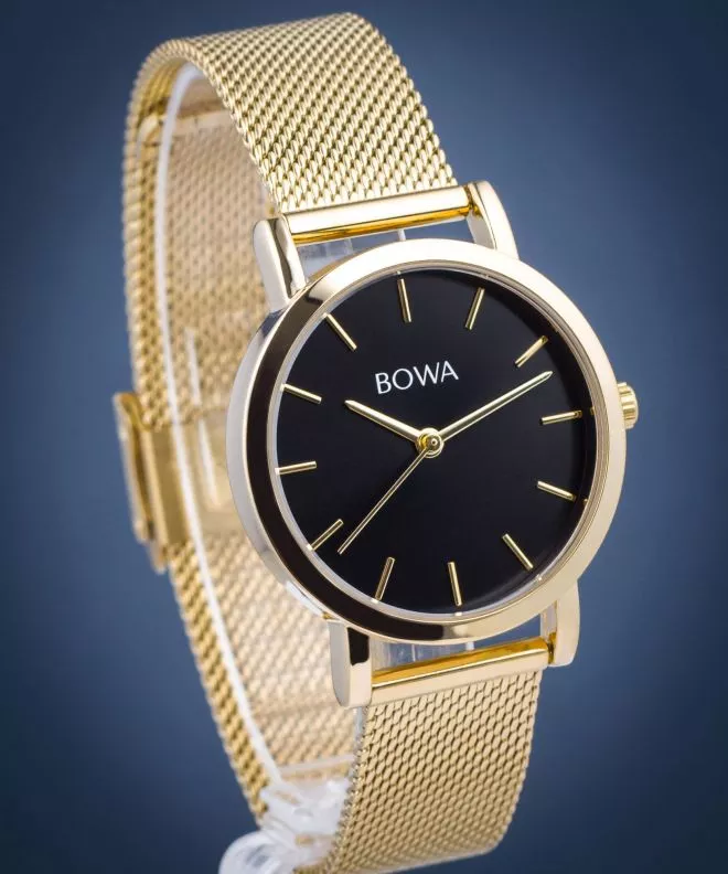 Zegarek damski BOWA Tokyo Black-Gold Mesh 33 TO334-14-164M