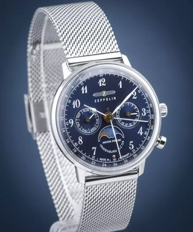 Zegarek damski Zeppelin LZ129 Hindenburg Moonphase 7037M-3