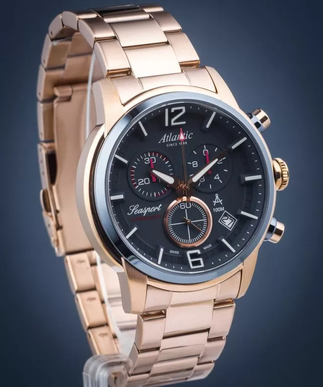 Zegarek męski Atlantic Seasport Chronograph 87466.44.55