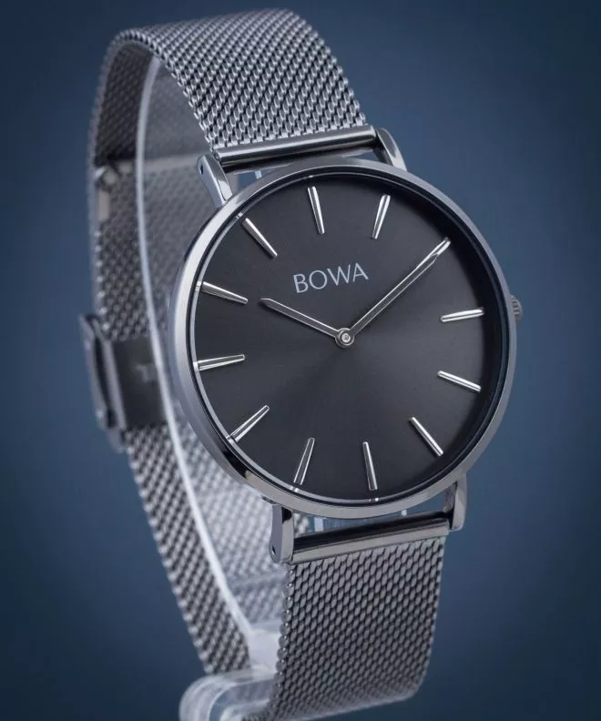 Zegarek BOWA New York Full Black Mesh 38 NY381-15-181M