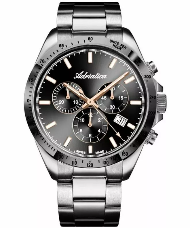 Zegarek męski Adriatica Classic Chronograph A1053.S1R6CH