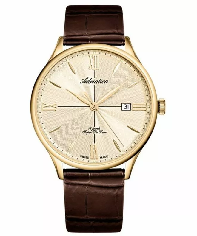 Zegarek męski Adriatica Super de Luxe Mechanical A1230.1261MXLC