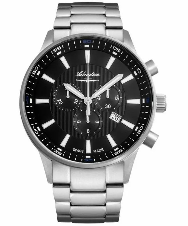 Zegarek męski Adriatica Classic Titanium Chronograph A8281.4114CH2