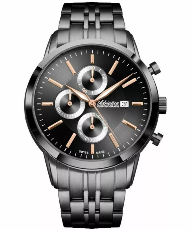 Zegarek męski Adriatica Sapphire Chronograph A8306.S1R6CH