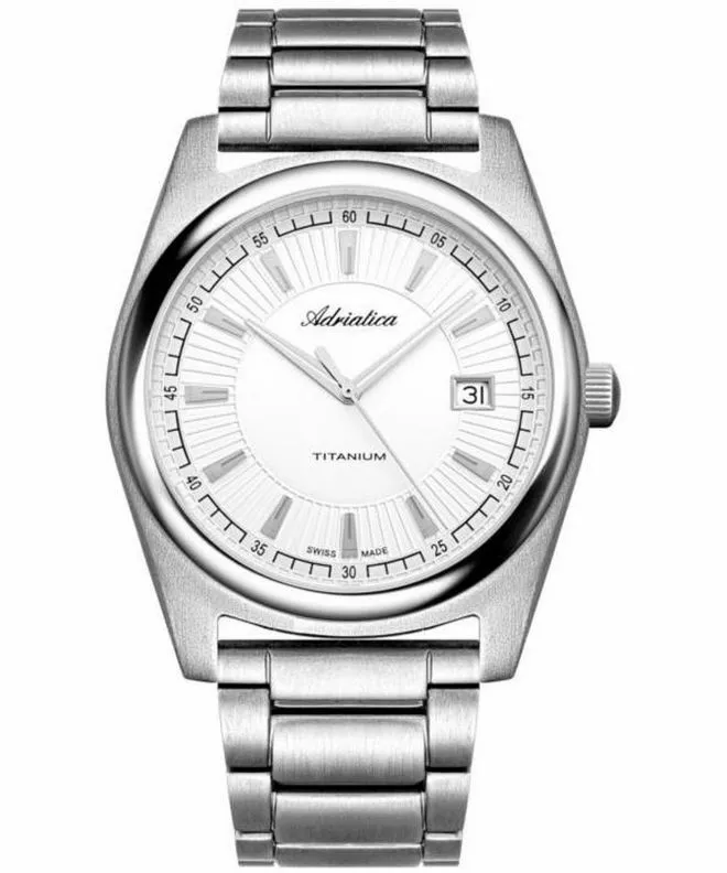 Zegarek męski Adriatica Sapphire Titanium A8319.4113Q