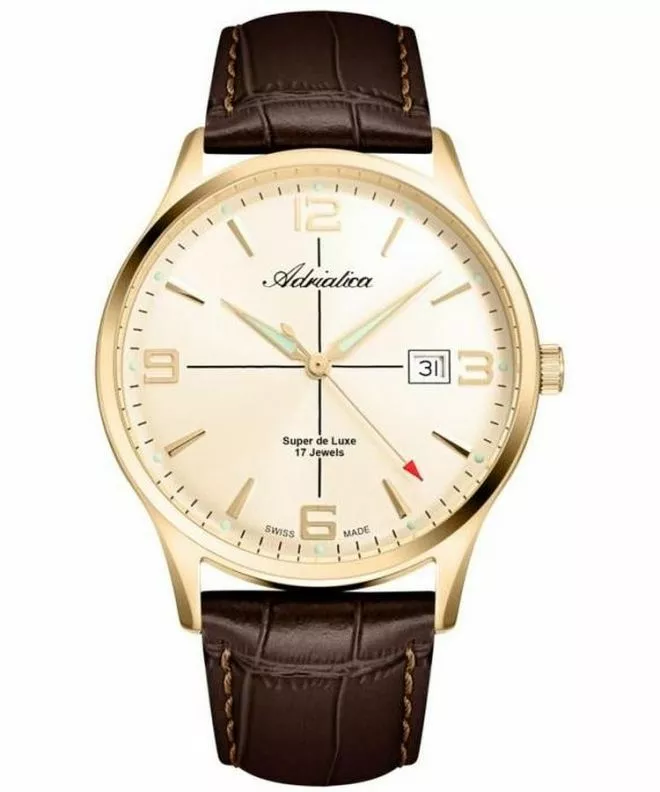 Zegarek męski Adriatica Super de Luxe Mechanical A8331.1B51M
