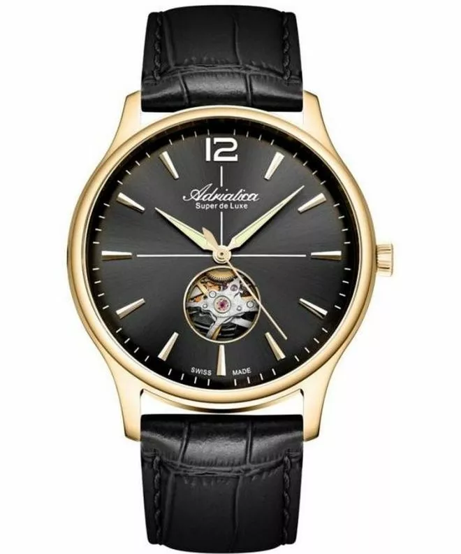Zegarek męski Adriatica Open Heart Automatic A8339.1256AO