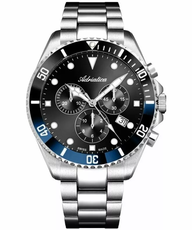 Zegarek męski Adriatica Classic Chronograph A8347.Y194CHT