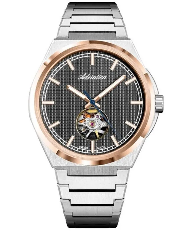 Zegarek męski Adriatica Classic Open Heart Automatic A8348.R116A