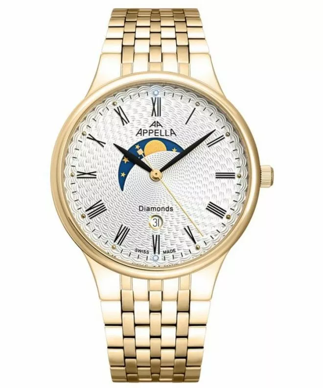 Zegarek męski Appella Moonphase L12002.1133DMQ