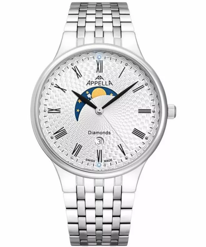 Zegarek męski Appella Moonphase L12002.5133DMQ