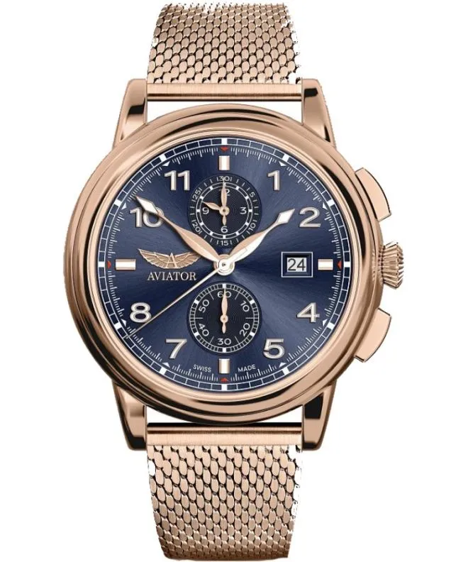 Zegarek męski Aviator Douglas DC-3 Chronograph Limited Edition V.2.45.2.408.5