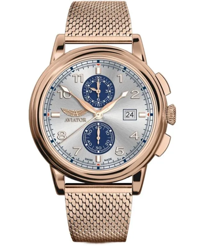 Zegarek męski Aviator Douglas DC-3 Chronograph Limited Edition V.2.45.2.414.5