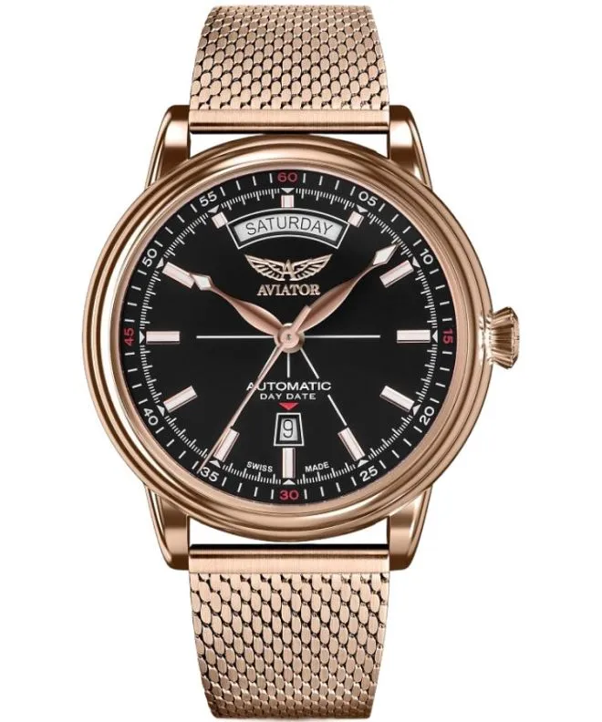 Zegarek męski Aviator Douglas Day-Date Automatic Limited Edition V.3.20.2.146.5
