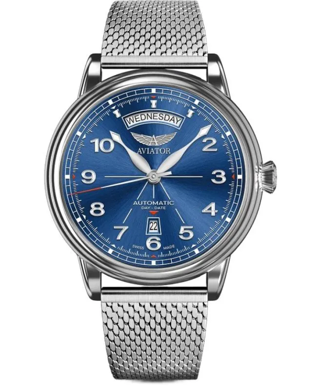 Zegarek męski Aviator Douglas DC-3 Day-Date Automatic Limited Edition V.3.44.0.401.5