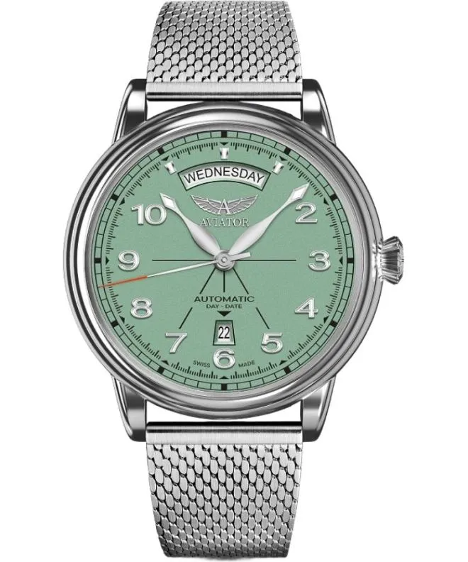 Zegarek męski Aviator Douglas DC-3 Day-Date Automatic Limited Edition V.3.44.0.403.5
