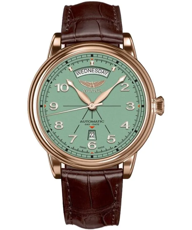 Zegarek męski Aviator Douglas DC-3 Day-Date Automatic Limited Edition V.3.44.2.404.4