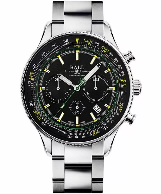 Zegarek męski Ball Engineer Master II Normandy Automatic Chronograph Limited Edition CM3188D-SCJ-BK