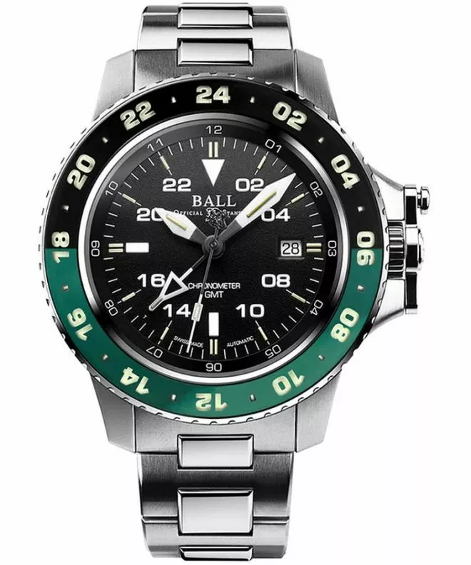 Zegarek męski Ball Engineer Hydrocarbon AeroGMT II Automatic Limited Edition DG2018C-S8C-BK