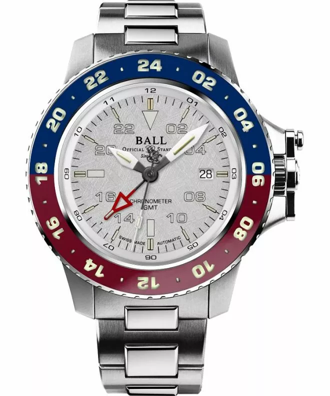 Zegarek męski Ball Hydrocarbon AeroGMT II Meteorite Automatic Limited Edition DG2118C-S20C-MSL