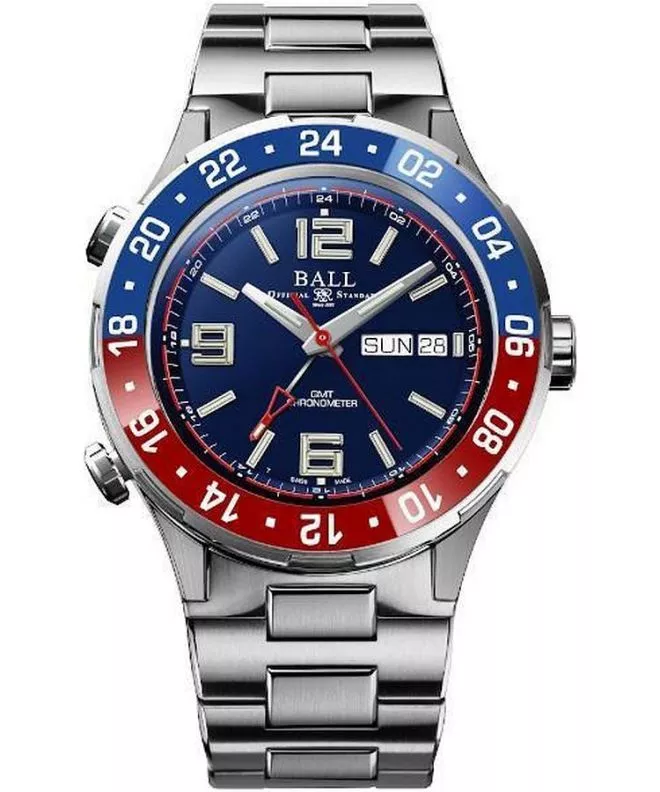 Zegarek męski Ball Roadmaster Marine GMT Automatic Titanium Limited Edition DG3000A-S4C-BE