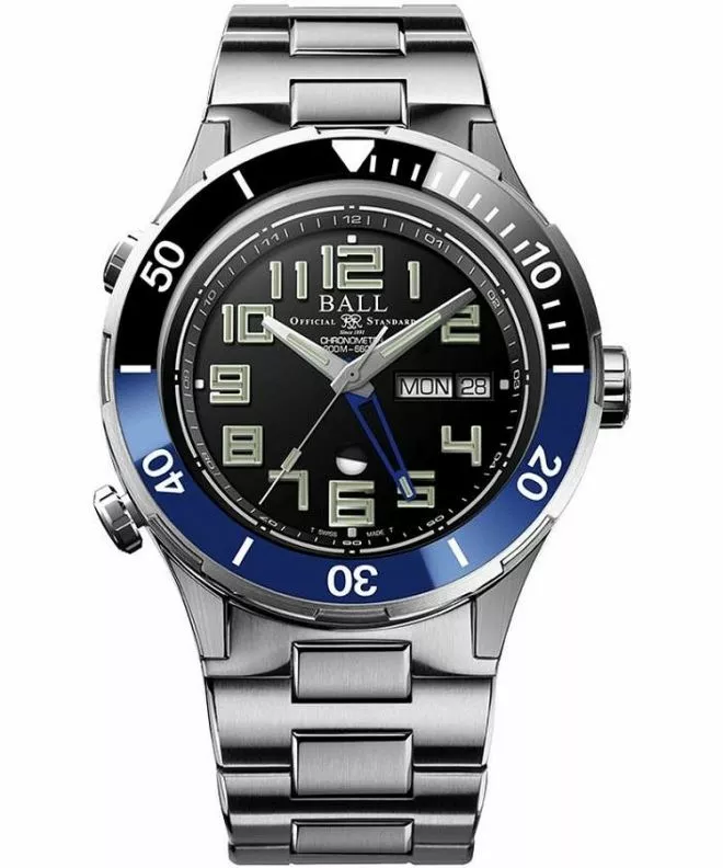 Zegarek męski Ball Roadmaster Vanguard II Automatic Titanium Chronograph Limited Edition DG3036B-S3C-BK