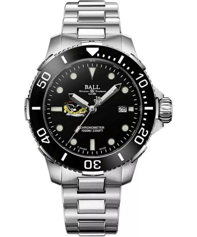 Zegarek męski Ball Engineer Hydrocarbon DeepQUEST Protector Automatic Titanium Limited Edition DM3002A-S9C-BK