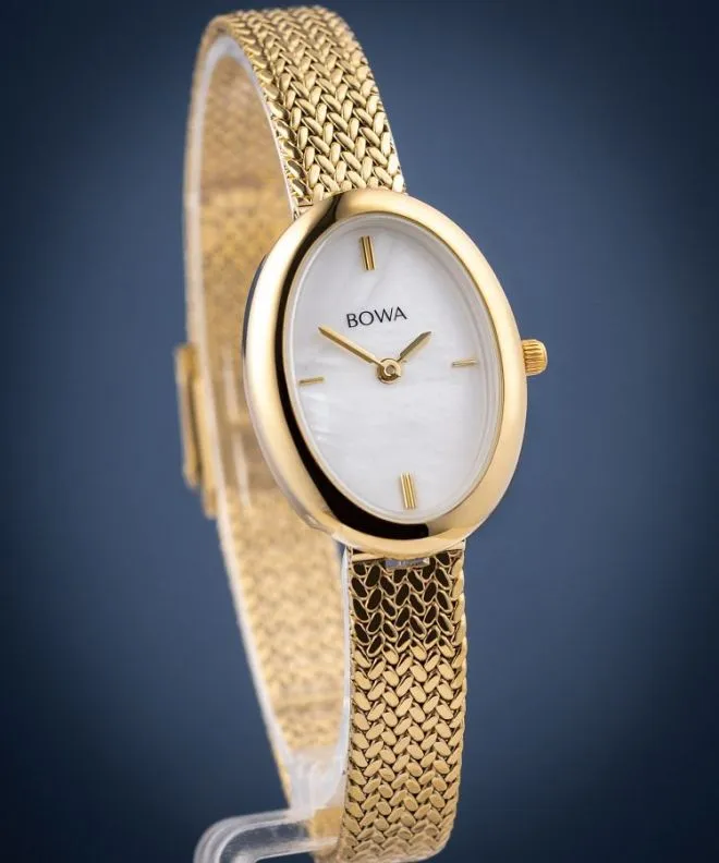 Zegarek damski BOWA Oslo Pearl-Gold Mesh 23 OS234-154-104M