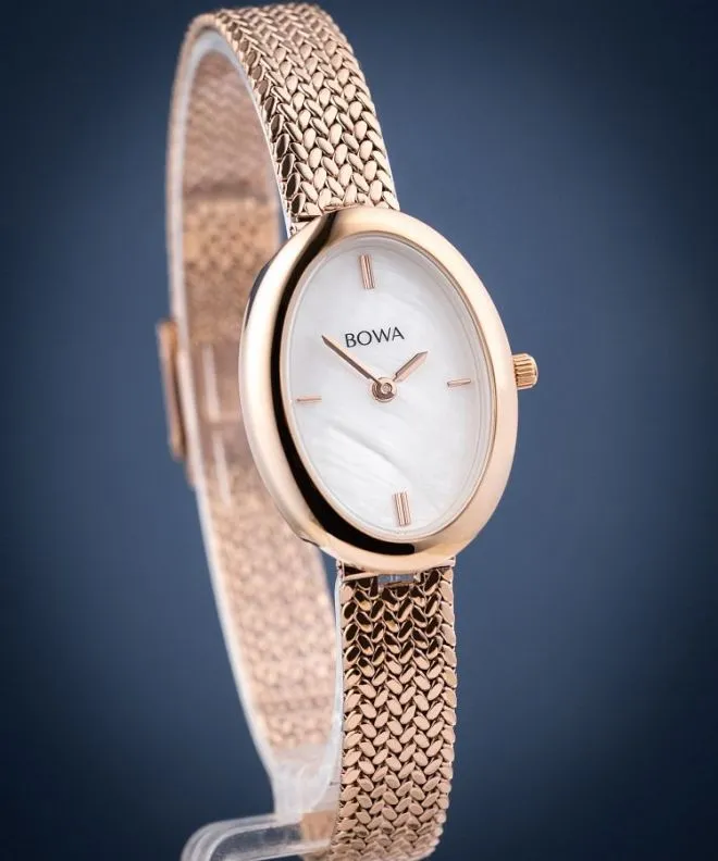 Zegarek damski BOWA Oslo Pearl Rose-Gold Mesh 23 OS237-157-107M