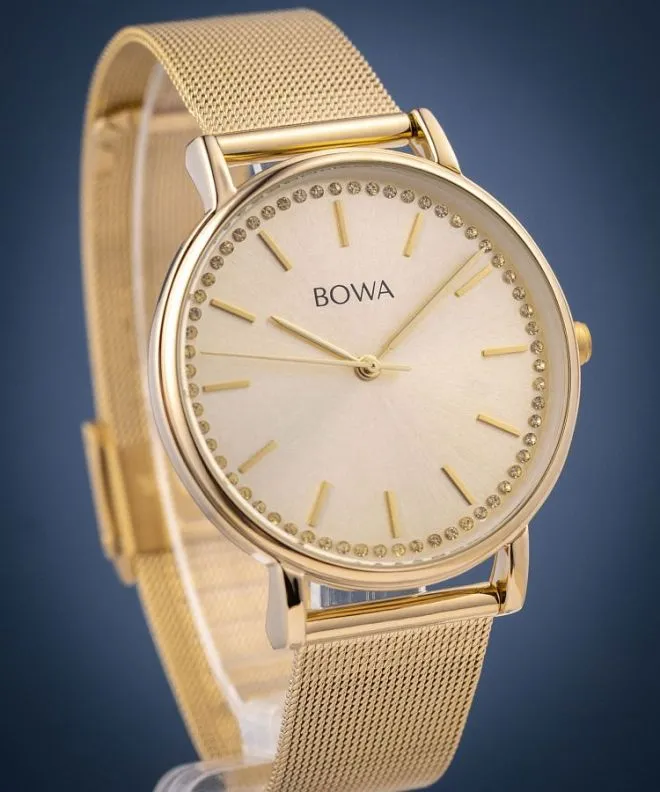 Zegarek BOWA Rio Full Gold Mesh 38 RI384-44-184M