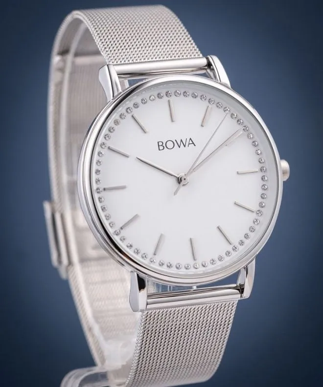 Zegarek BOWA Rio White-Silver Mesh 38 RI385-25-185M