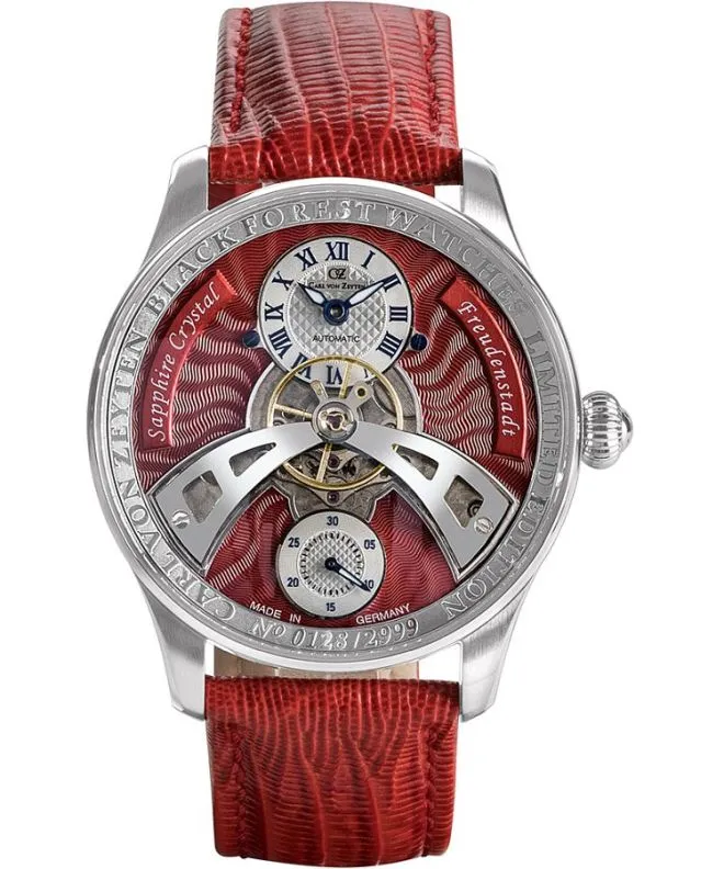 Zegarek męski Carl von Zeyten Freudenstadt Automatic Limited Edition CVZ0043RDS