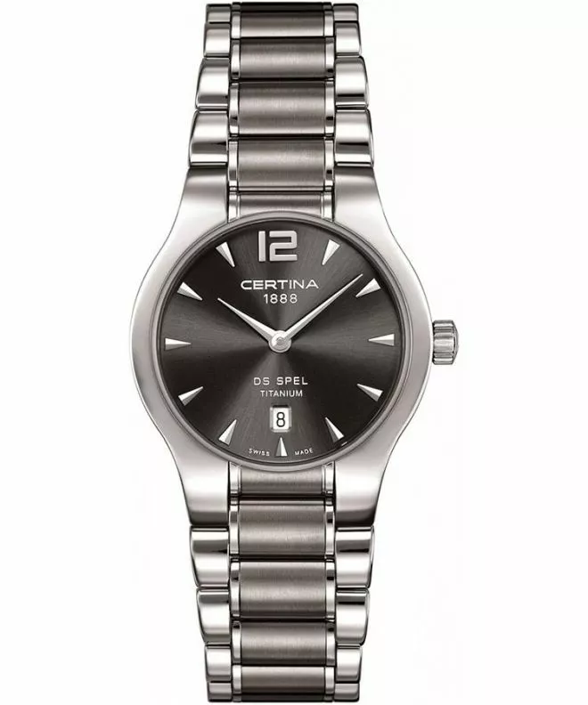Zegarek damski Certina DS Spel Lady Round Titanium C012.209.44.087.00 (C0122094408700)
