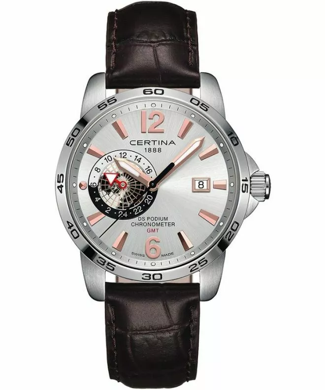 Zegarek męski Certina DS Podium GMT COSC C034.455.16.037.01 (C0344551603701)