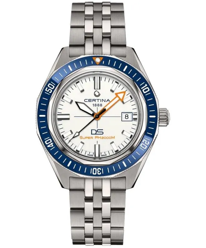 Zegarek Certina DS Heritage PH 2000M Automatic Titanium SET C050.607.44.011.02 (C0506074401102)