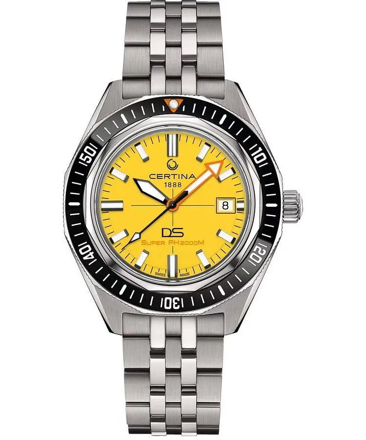 Zegarek Certina DS Heritage PH 2000M Automatic Titanium SET C050.607.44.361.02 (C0506074436102)
