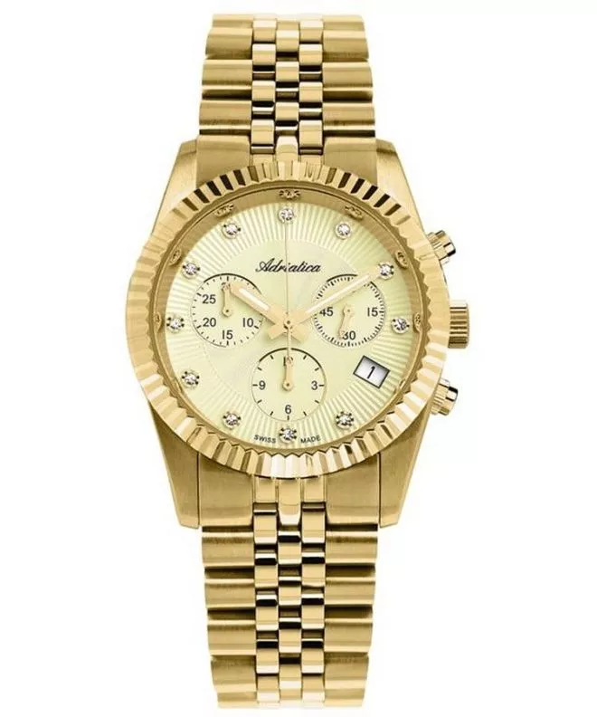 Zegarek damski Adriatica Classic Chronograph A3809.1141CH