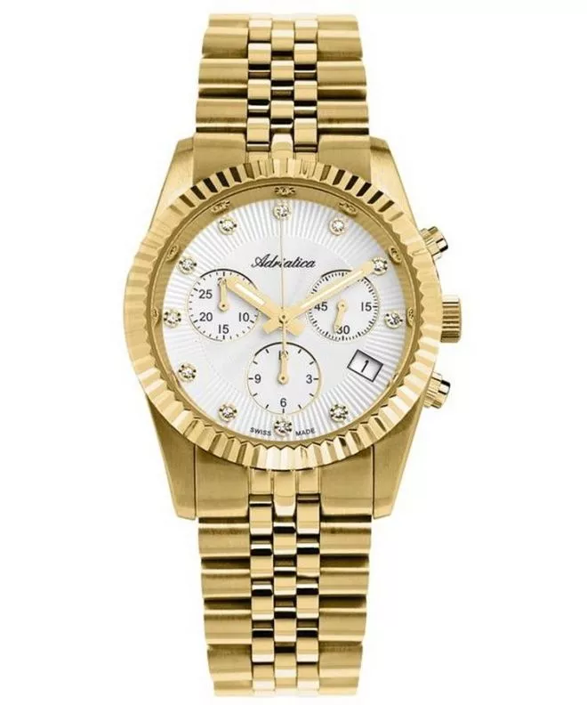 Zegarek damski Adriatica Classic Chronograph A3809.1143CH