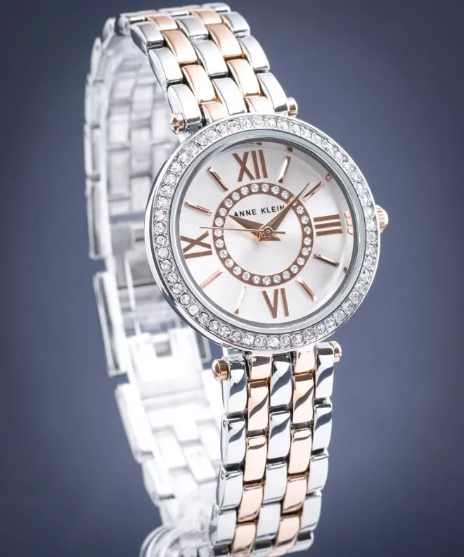 Zegarek damski Anne Klein Crystal AK-2967SVRT