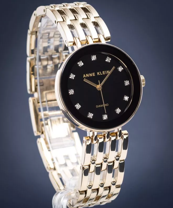 Zegarek damski Anne Klein Diamonds AK-2944BKGB