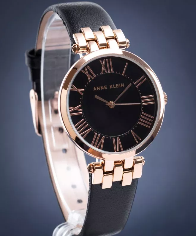 Zegarek damski Anne Klein Gold-Tone AK-2618RGBK
